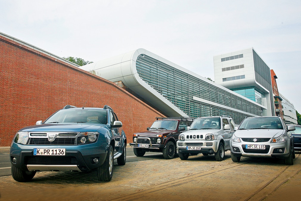 Lada Niva 1.7i Suzuki Jimny 1.3 Suzuki SX4 1.6 4x