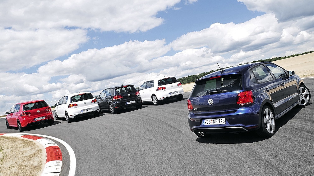 VW Golf R VW Golf GTI VW Golf GTD VW Golf TSI VW Polo GTI