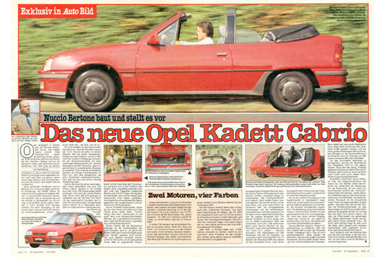 Opel Kadett E Cabrio