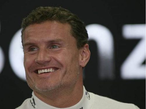 Trotz der eher bescheidenen Leistungen kann David Coulthard noch lachen