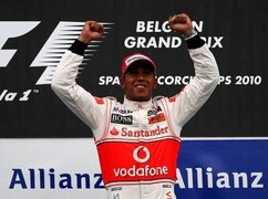 Lewis Hamilton freute sich über den Sieg fast so sehr wie über seinen ersten Sieg