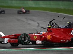 Fernando Alonso konnte trotz des heftigen Crashs weiterfahren
