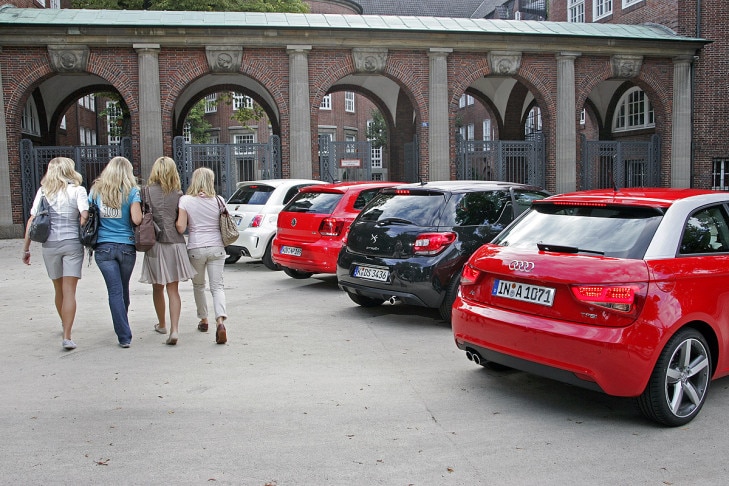Audi A1 Citroën DS3 Fiat 500 VW Polo