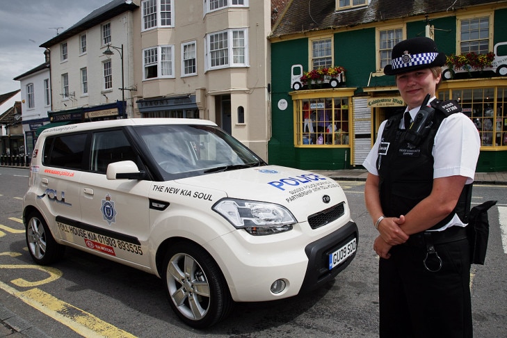 Kia Soul der Polizei von Sussex