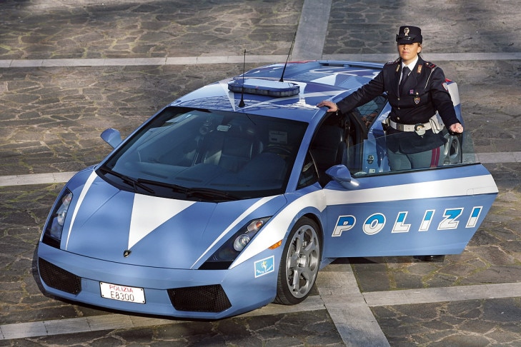 Lamborghini Gallardo della Polizia