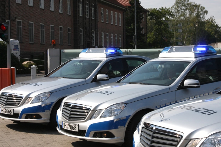 Mercedes E-Klasse Polizei Hamburg (2009)