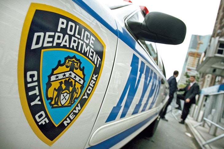 New Yorker Polizeiauto
