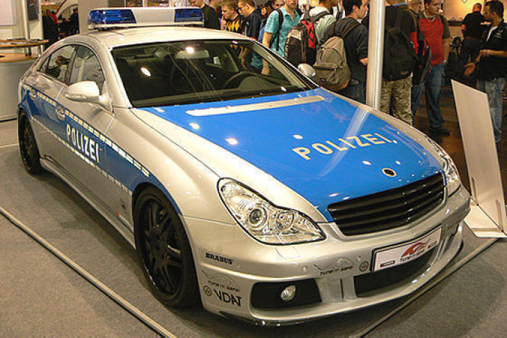 Polizei Mercedes CLS Brabus Rocket
