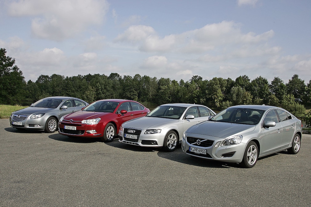 Audi A4 Citroën C5 Opel Insignia Volvo S60