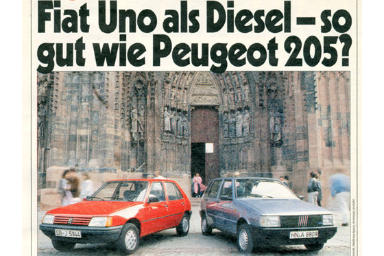 Fiat Uno Peugeot 205