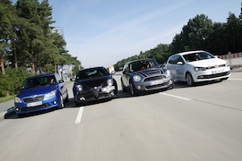 Alfa Romeo Mito/Mini Cooper S/Skoda Fabia RS/VW Polo GT