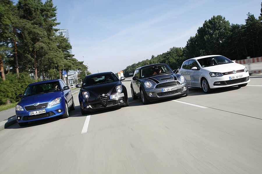 Alfa Romeo Mito/Mini Cooper S/Skoda Fabia RS/VW Polo GT