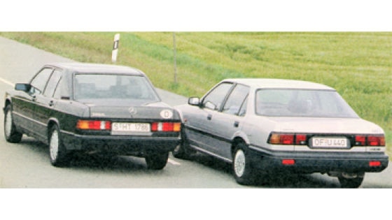 Honda Accord 2.0 EX i und Mercedes 190 E
