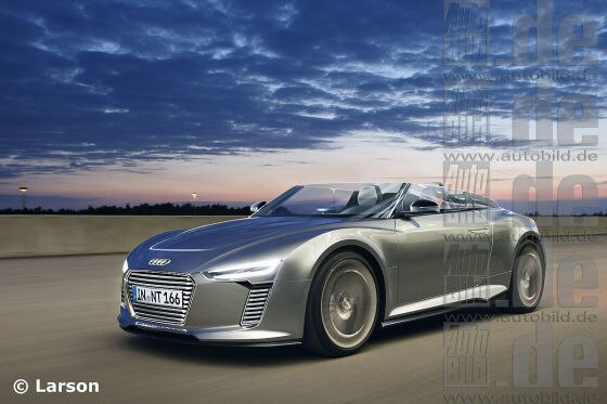 Illustration: Audi e-tron Spyder