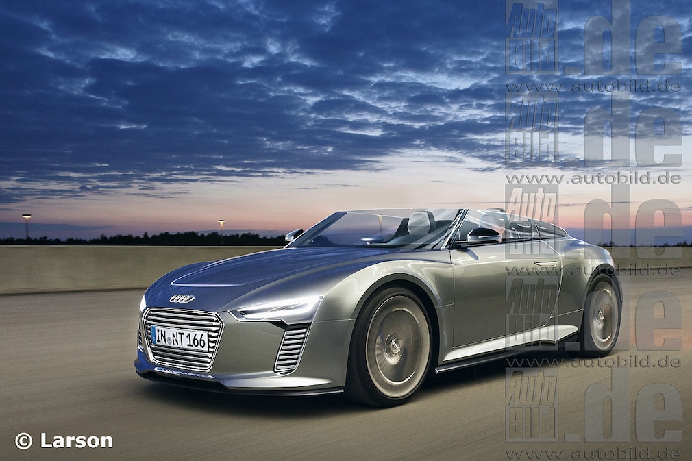 Illustration: Audi e-tron Spyder