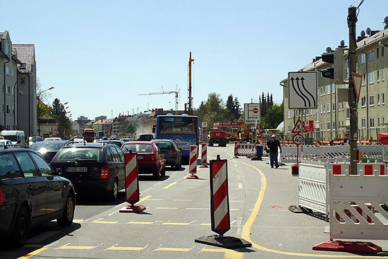 Baustelle München Georg-Brauchle-Ring