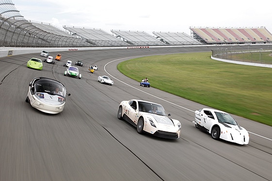 X-Prize Spritspar-Wettbewerb auf dem Michigan Speedway International