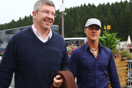 Ross Brawn und Michael Schumacher