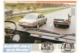BWM 524d gegen Mercedes 250D