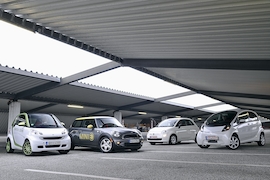 Smart ED Coupé MINI E Karabag 500E Mitsubishi i-MiEV