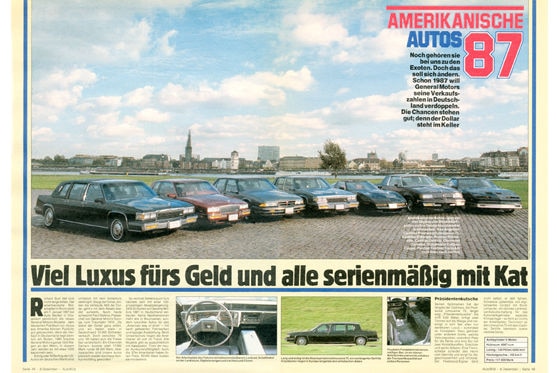 Amerikanische Autos '87