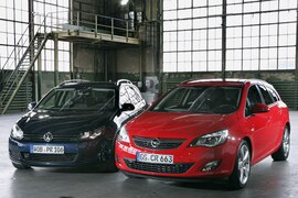 Opel Astra Sports Tourer VW Golf Variant