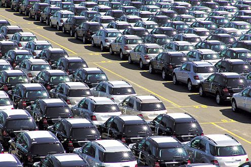 Autos für Export Bremerhaven