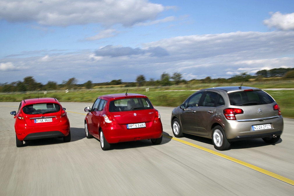 Citroën C3 Ford Fiesta Suzuki Swift