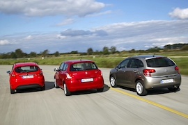 Citroën C3 Ford Fiesta Suzuki Swift