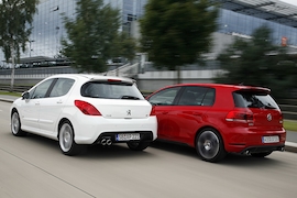VW Golf GTI Peugeot 308 GTi