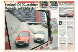 Mercedes 200 gegen Mercedes 300 D