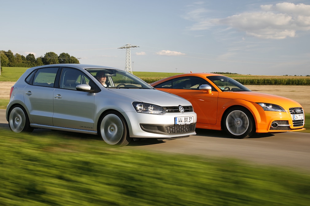 Audi TTS gegen Car Creativ Polo R