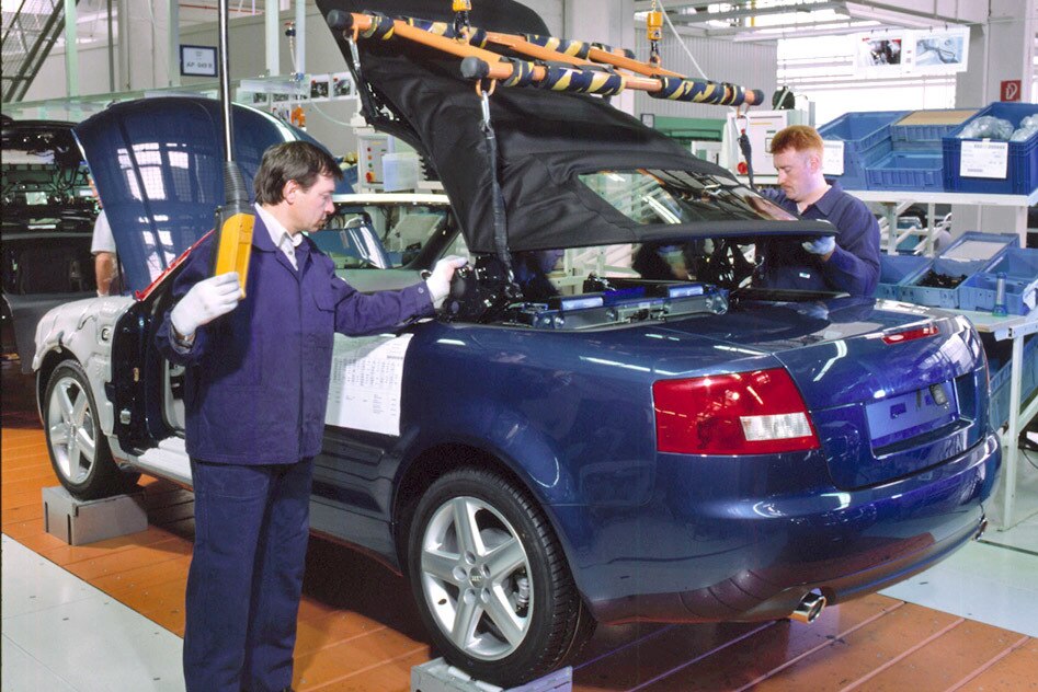 Audi A4 Cabrio Dacheinbau