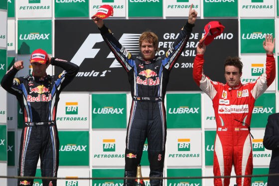 Podium GP Brasilien