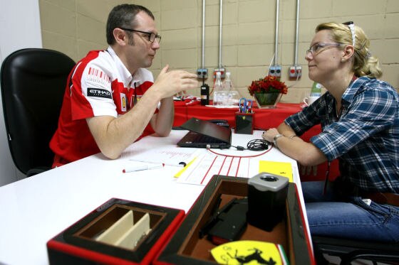Stefano Domenicali und Bianca Garloff