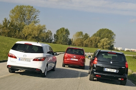 Mazda5 Peugeot 5008 VW Touran