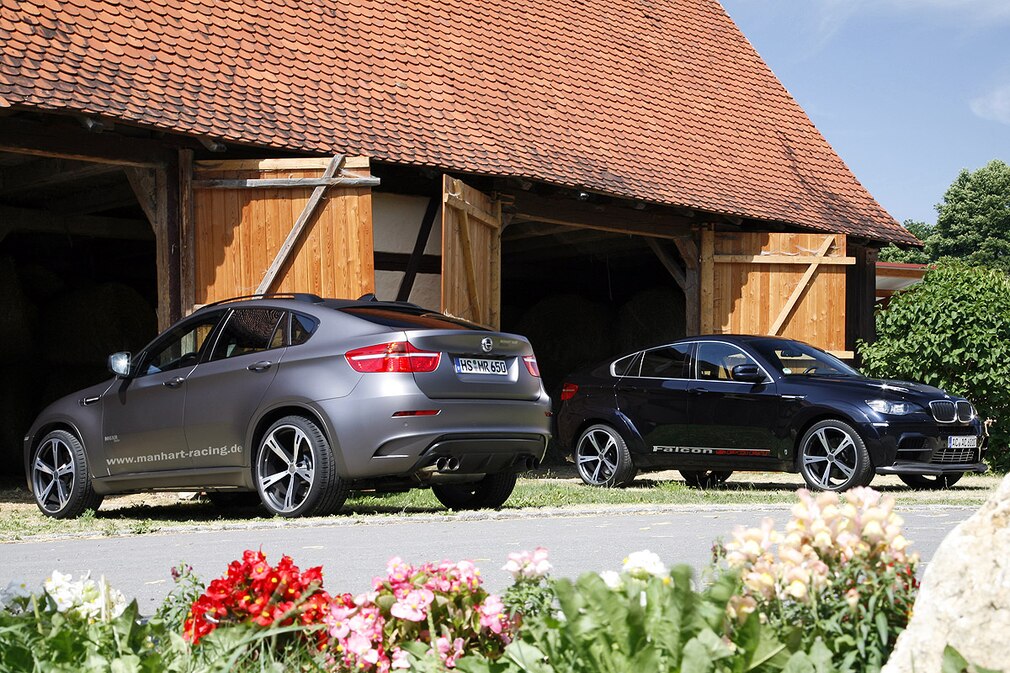 Getunter BMW M6 XR von Manhart getunter BMW X6 M Falcon Sport von AC Schnitzer