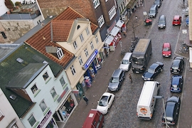 Zweite-Reihe Parken in Hamburg