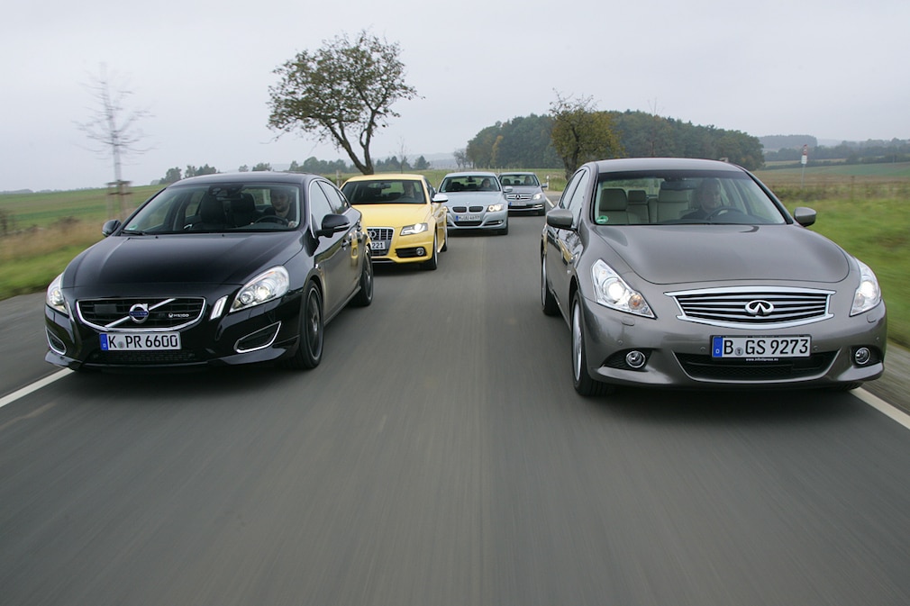 Infiniti G37x Volvo S60 T6 by Heico Sportiv Audi S4 BMW 335i Mercedes C350 CGI