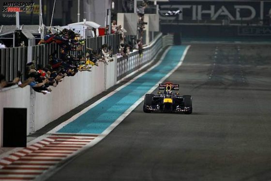 Zieleinlauf Sebastian Vettel