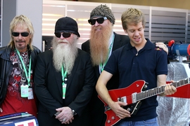 Sebastian Vettel mit ZZ Top