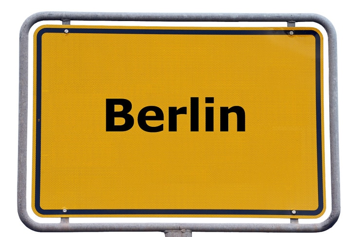 Ortsschild Berlin