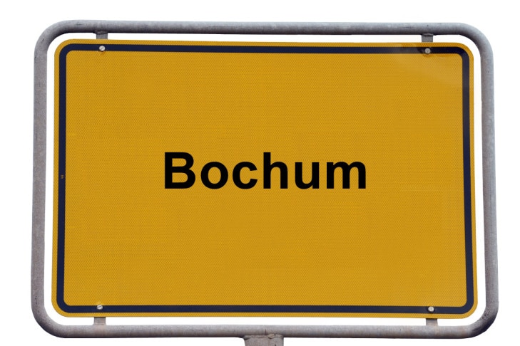 Ortsschild Bochum