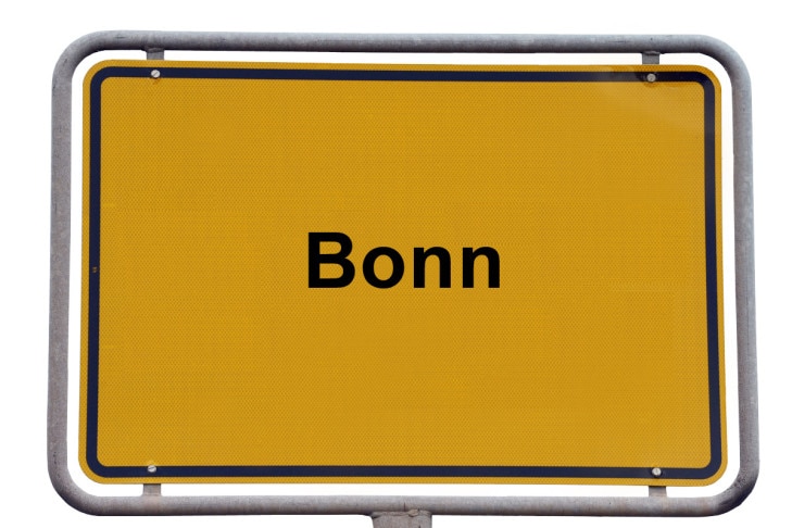 Ortsschild Bonn