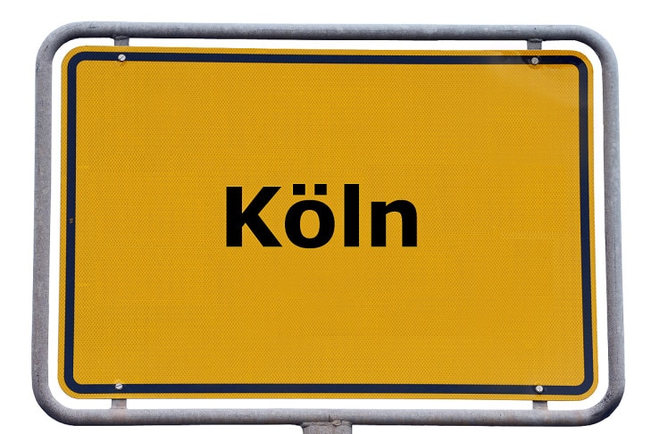 Ortsschild Köln