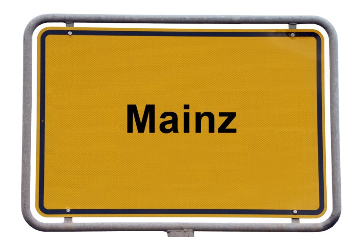Ortsschild Mainz