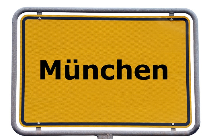 Ortsschild München