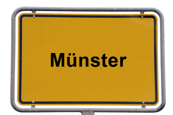 Ortsschild Münster