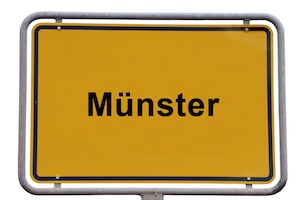Ortsschild Münster