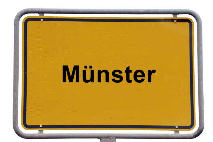 Ortsschild Münster